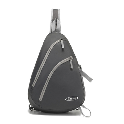 बैकपैक यात्रा बैग हल्का वजन छाती स्लिंग कंधे बहुउद्देश्यीय आउटडोर बैग